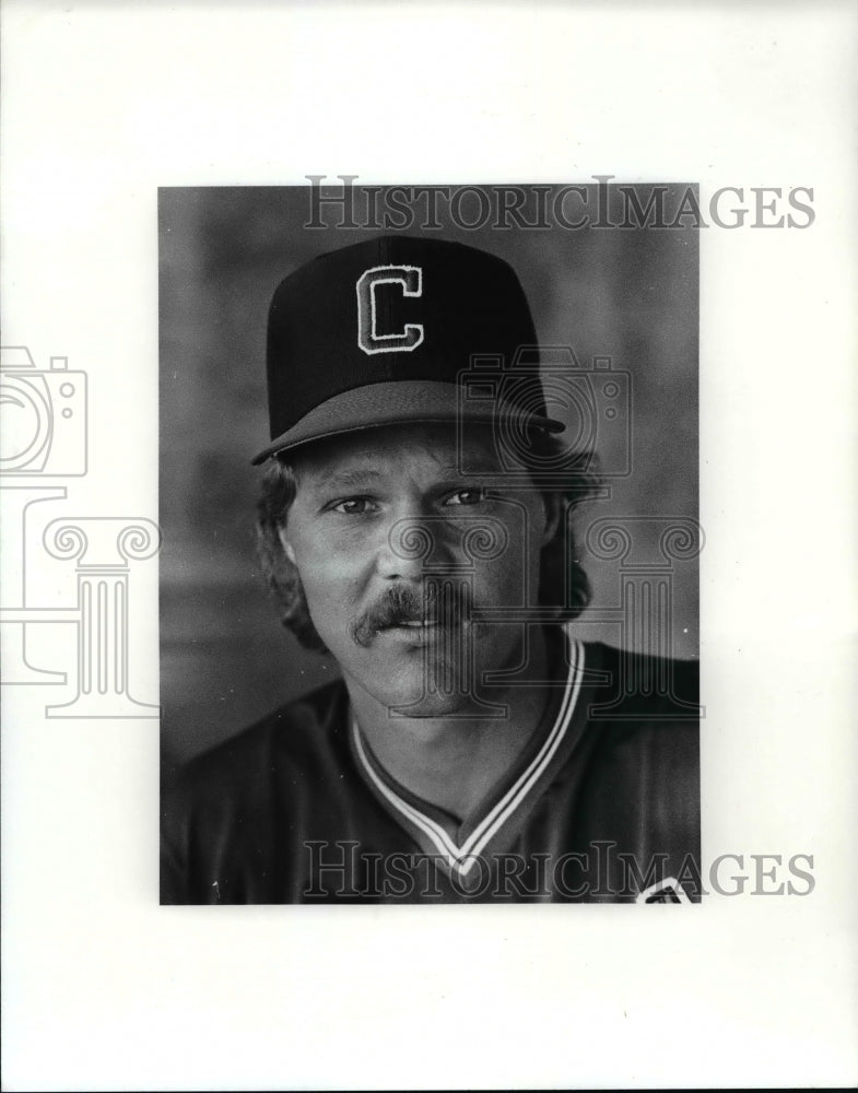 1984 Press Photo Pat Tabler, baseball - cvb48397- Historic Images