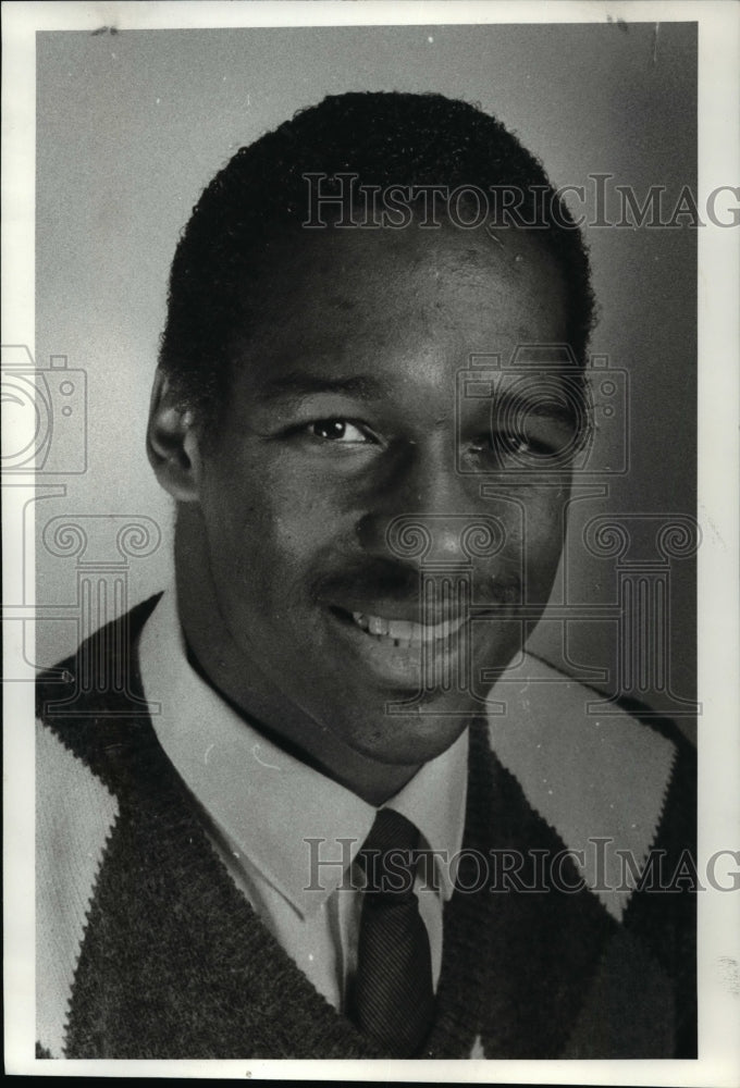 1984 Press Photo Lee Harris, Heidelburg Basketball - cvb48483- Historic Images