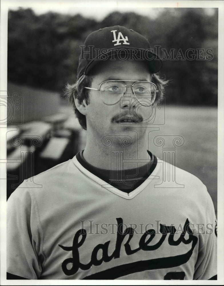 Press Photo Mike Lynn, Laker Anchor Club Baseball - cvb48531- Historic Images