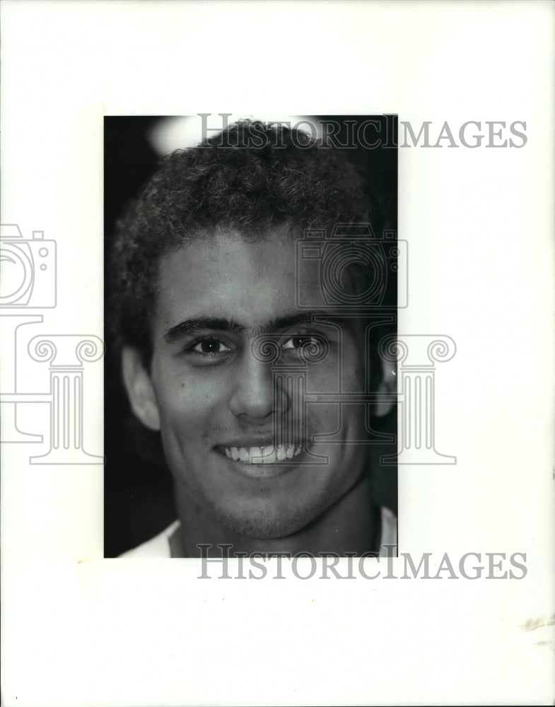 Press Photo Michael James, Vermillion High soccer player - cvb48595- Historic Images