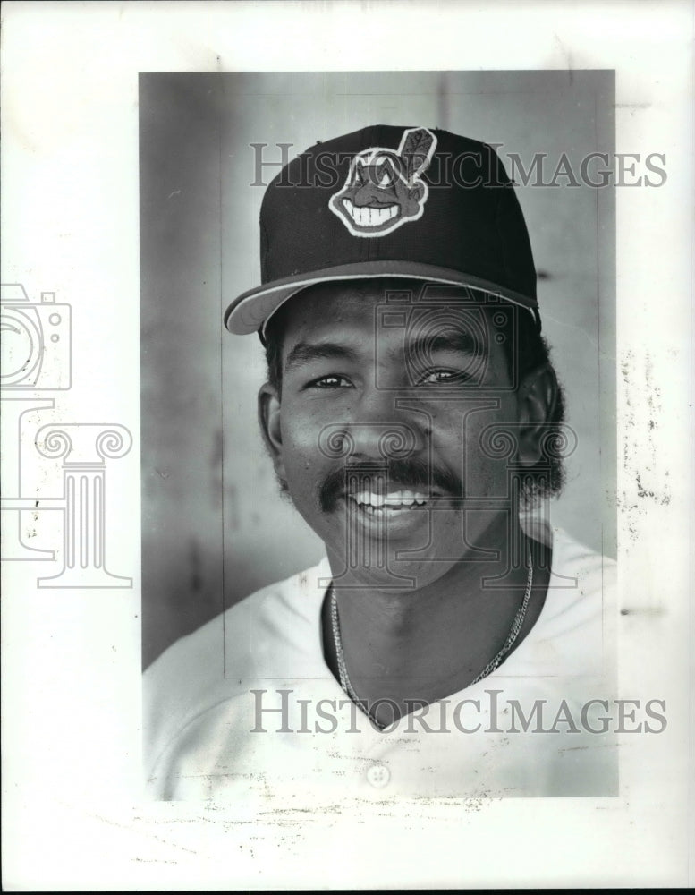 1987 Press Photo Baseball player Tony Bernarzard - cvb48640- Historic Images