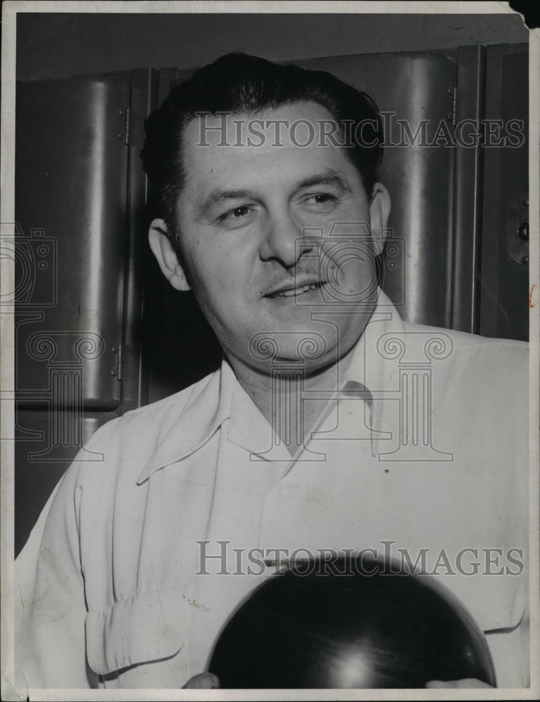 1953 Press Photo Steve Nagy, Bowler of the Year - cvb48990- Historic Images