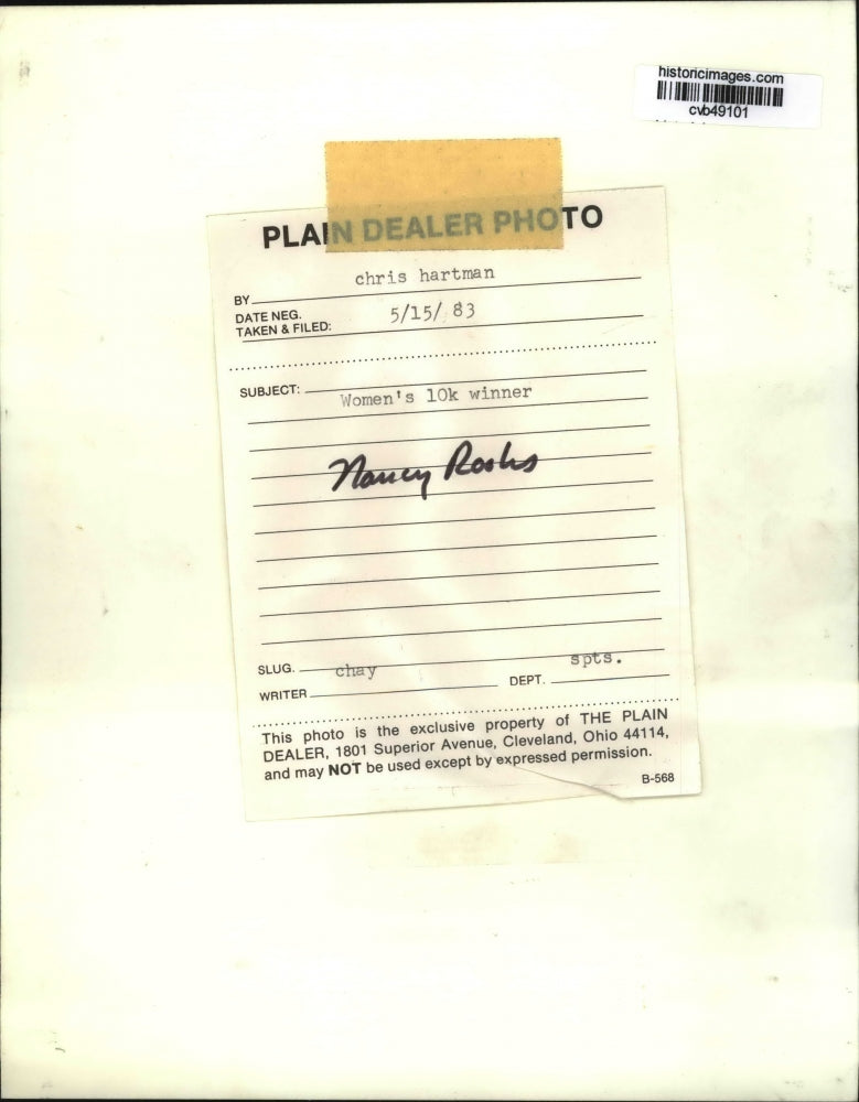 1983 Press Photo Nancy Rooks - cvb49101