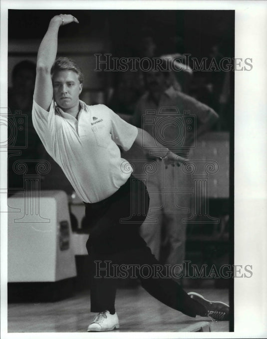 1989 Press Photo Randy Pederson During the Practice Session - cvb49294- Historic Images