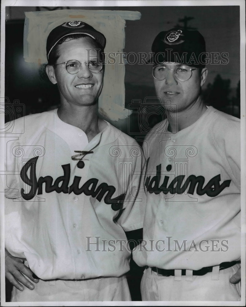 1955 Press Photo Face Shots - Eddie Joost, ss; Henry Foiles - cvb49404- Historic Images