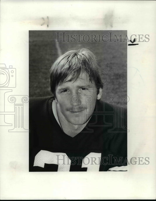 1983 Press Photo Mike Whitwell, Browns - cvb49415- Historic Images