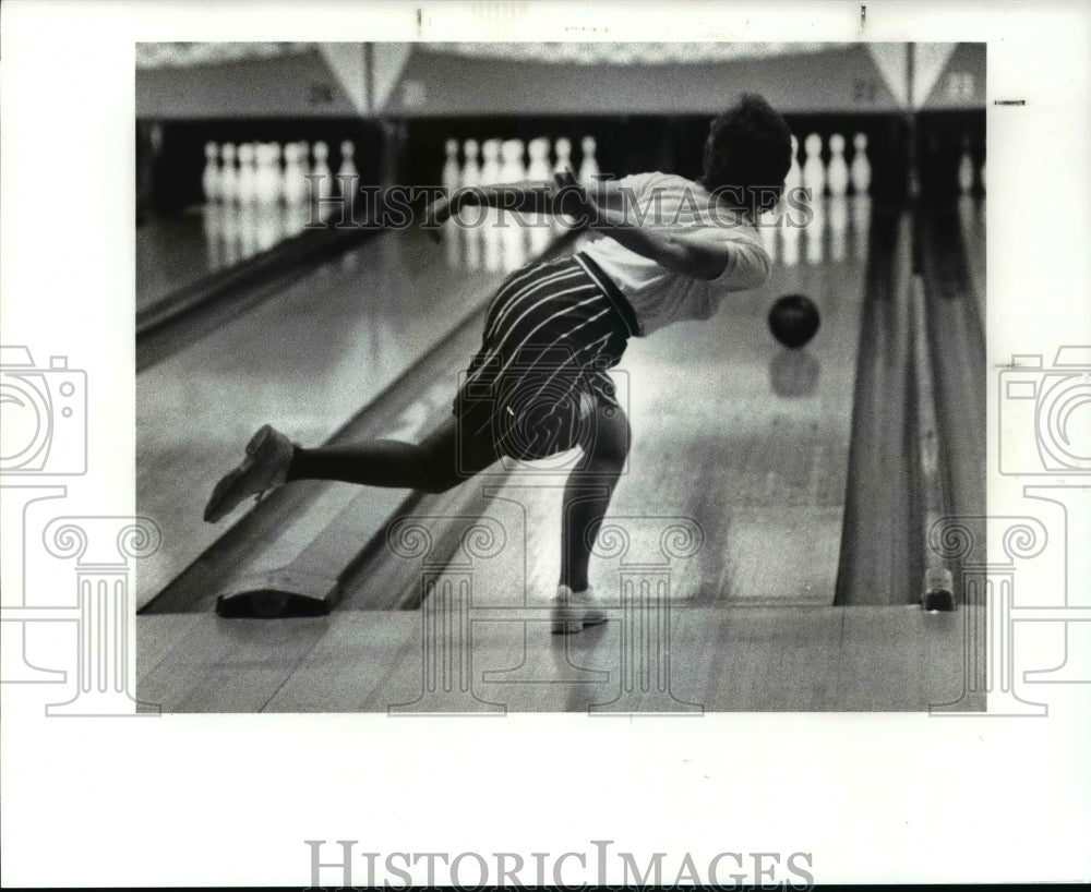 1987 Press Photo Cindy Coburn during the morning round - cvb49787- Historic Images