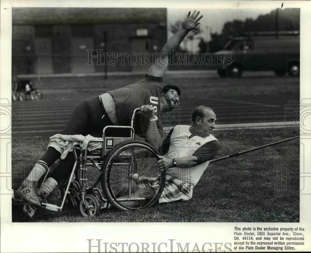 1988 Press Photo Carl E. Brungard Qualified Athlete to Compete in Seoul- Historic Images