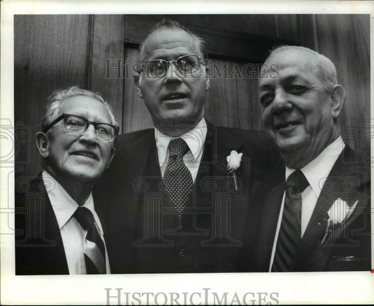1979 Press Photo F. Steve O'Neil, Bowie Kuhn and Sob Paul - cvb49988- Historic Images