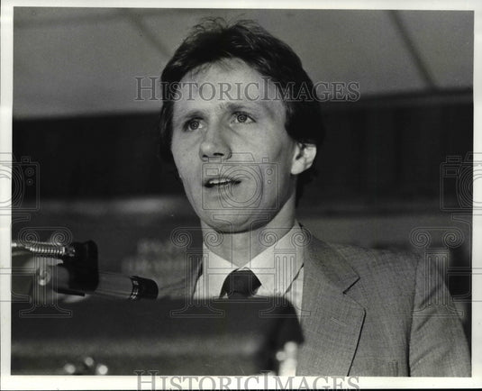 1983 Press Photo Eamonn Coghlan, Ireland's world record holder in the Mile- Historic Images
