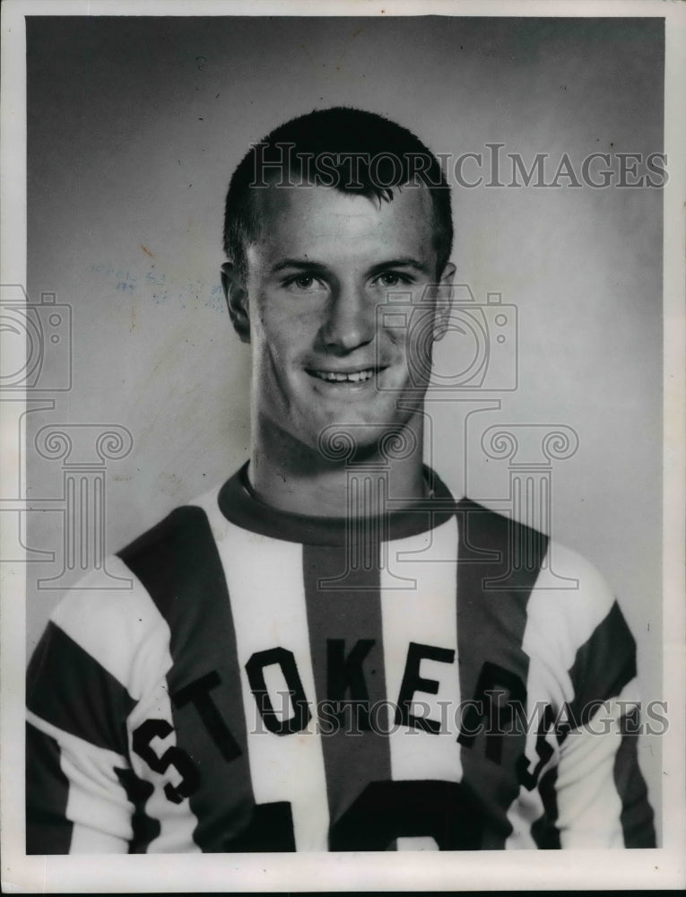 1968 Press Photo John Mueller Stoker soccer player - cvb50130- Historic Images