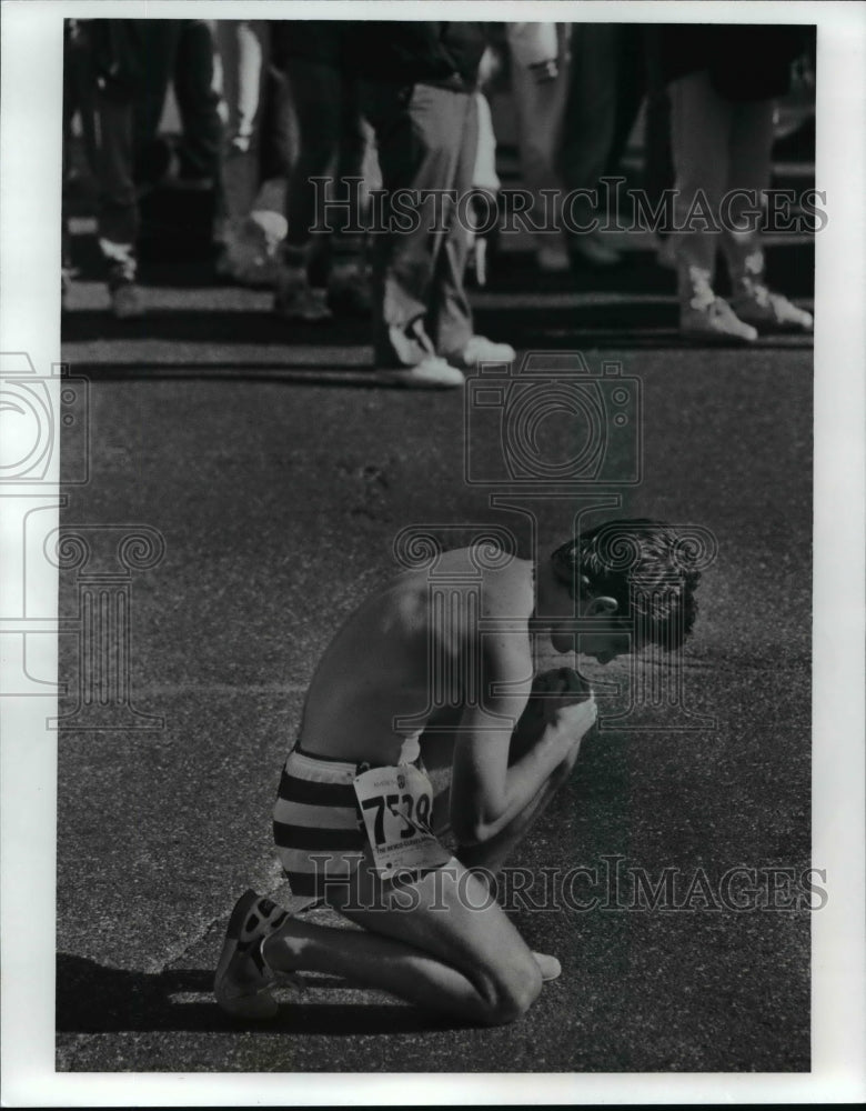 Press Photo Mark Kundla-Revco Cleveland 10K race - cvb50143- Historic Images