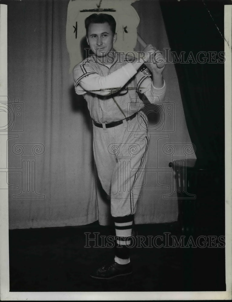 1943 Press Photo Class A Factory Furniture Joe Hlatky-Baseball - cvb50179- Historic Images