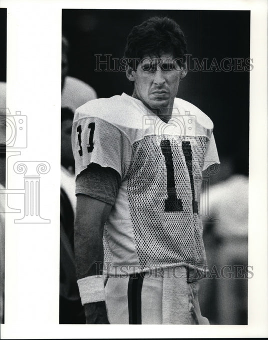 1990 Press Photo Pat Ryan, Browns New QB. - cvb50902- Historic Images