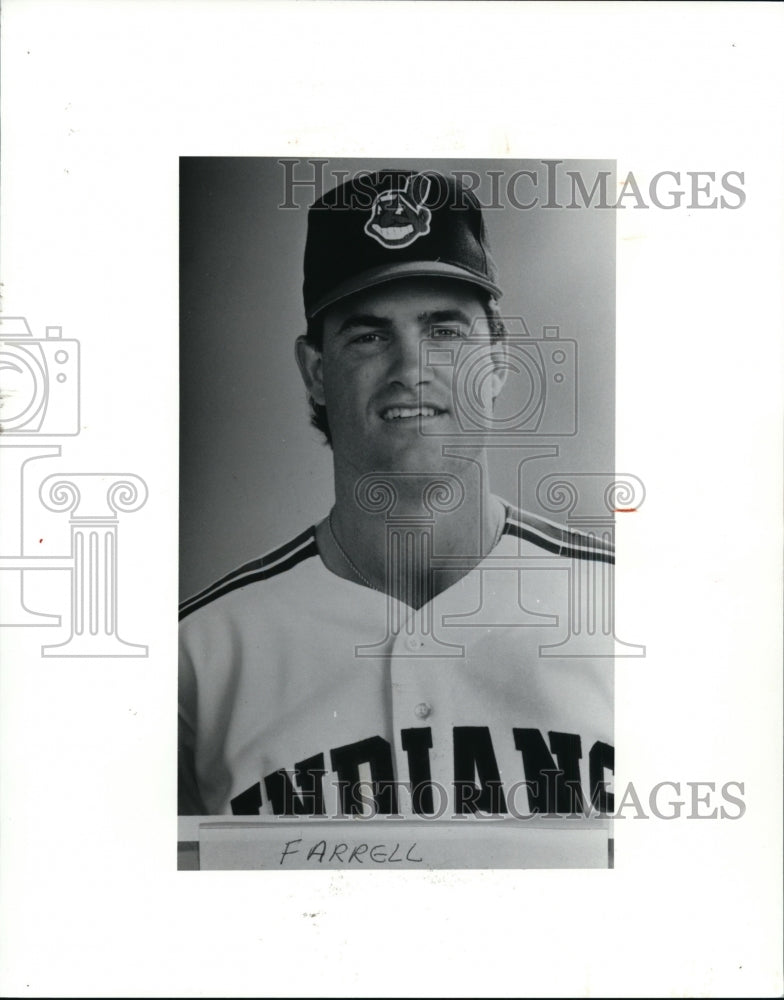 Press Photo Farrell, Cleveland Indians - cvb51147- Historic Images