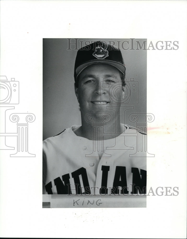 Press Photo King, Cleveland Indians - cvb51297- Historic Images