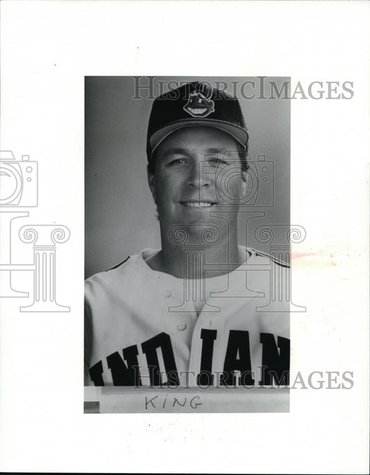 Press Photo King, Cleveland Indians - cvb51297- Historic Images