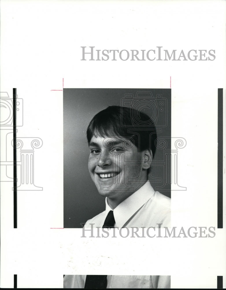 Press Photo Lakewood High football player-Pat O&#39;Toole - cvb51559- Historic Images