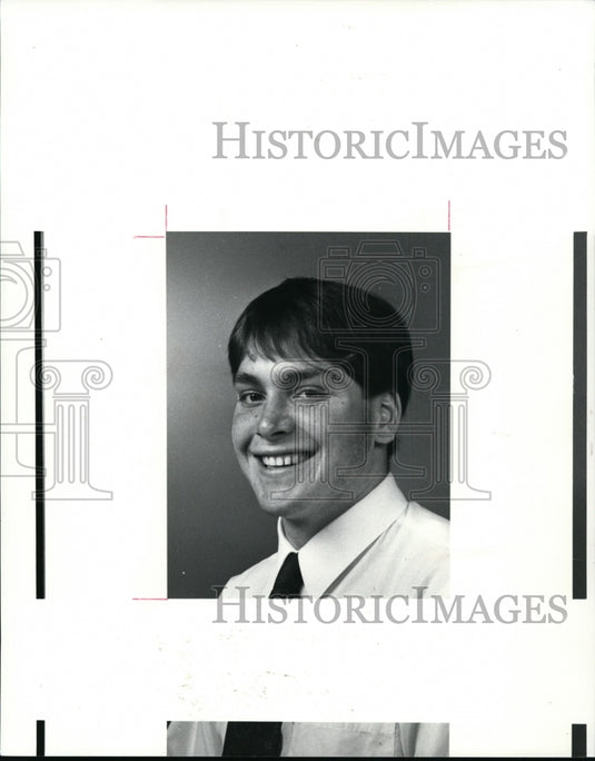 Press Photo Lakewood High football player-Pat O'Toole - cvb51559- Historic Images