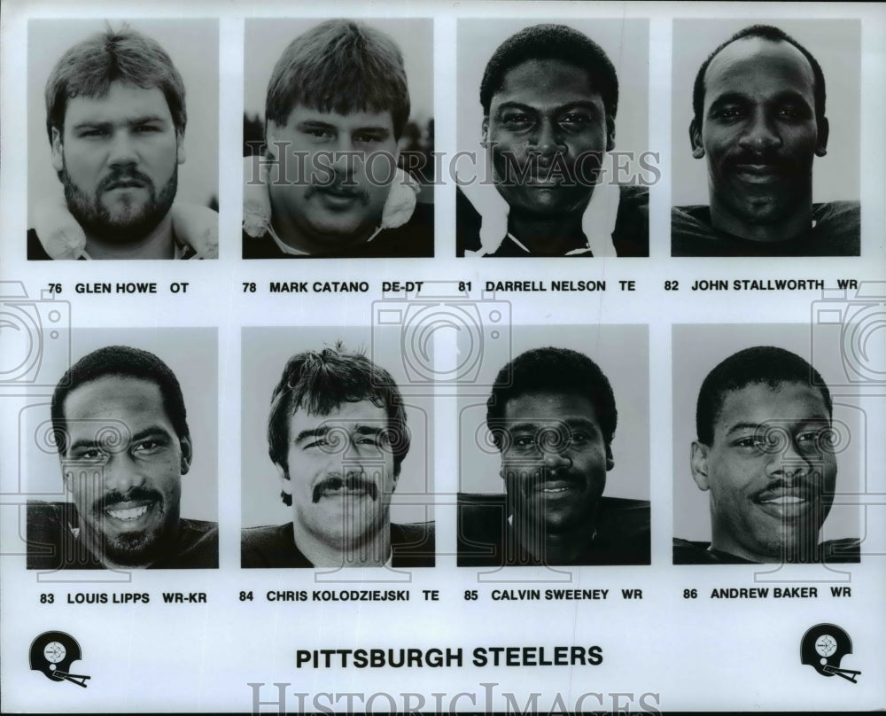 Press Photo Members of the Pittsburgh Steelers - cvb51977- Historic Images