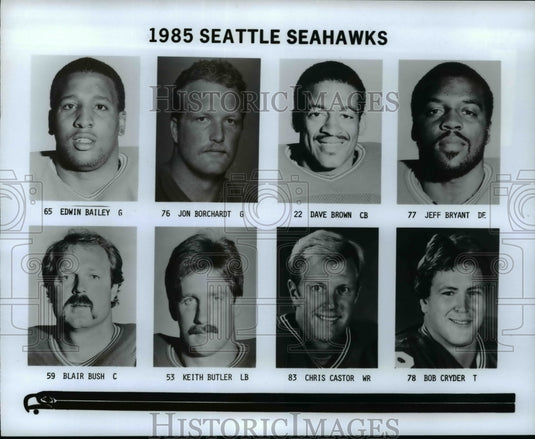 1985 Press Photo 1985 Seattle Seahawks - cvb51991- Historic Images