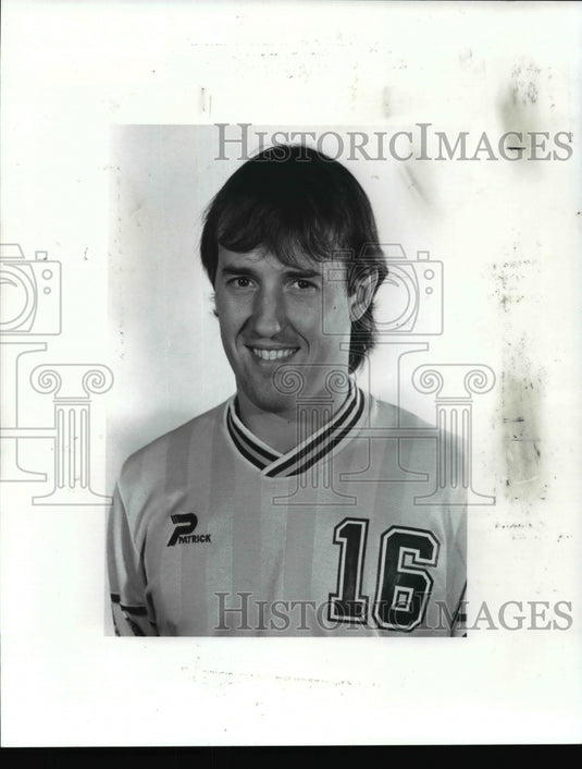 Press Photo Craig Allen, Forward for Cleveland Force - cvb52108- Historic Images