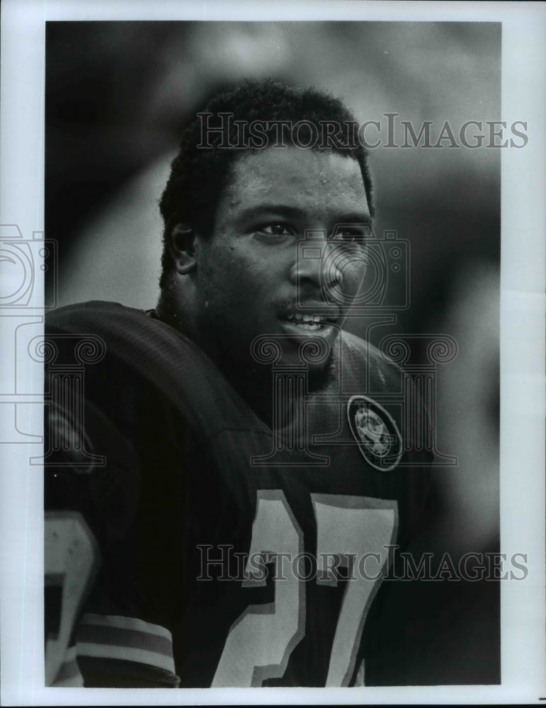 Press Photo Theotis Brown, RB, Chiefs - cvb52302- Historic Images