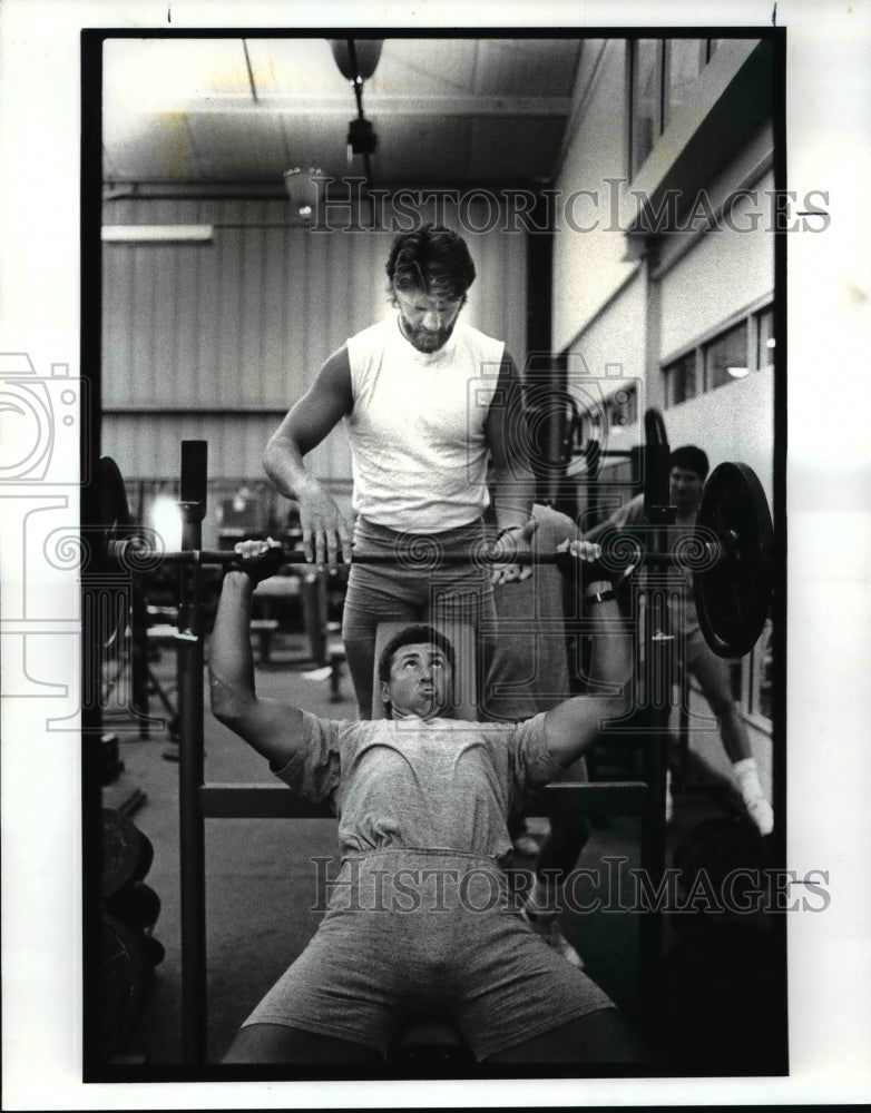 1987 Press Photo Dave Redding, strength coach for the Browns - cvb52861- Historic Images