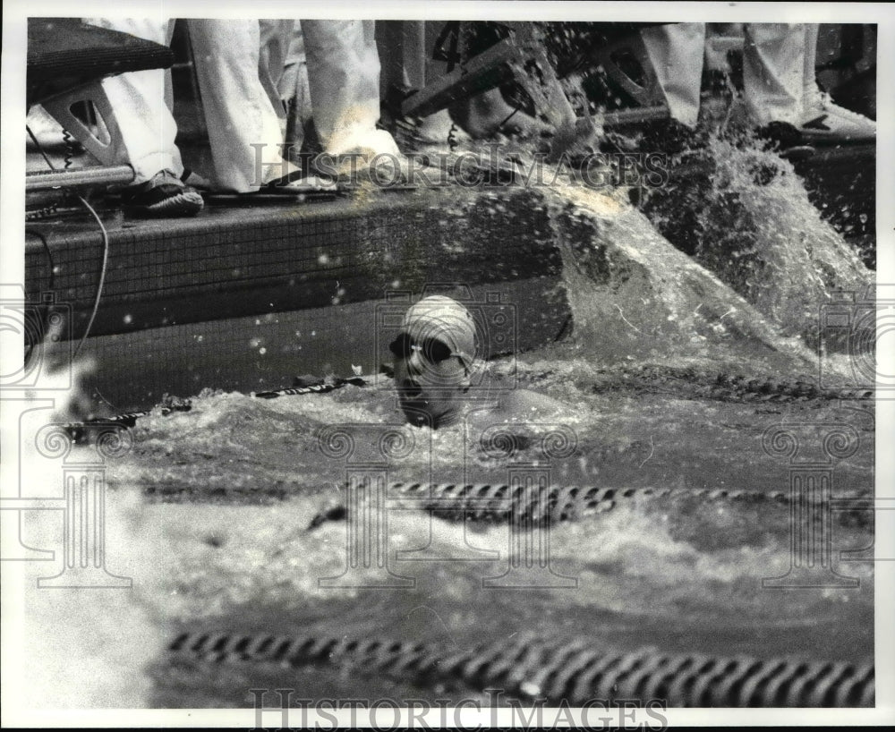 1984 Press Photo NCAA Swim Championships at CSU- Patrick Kennedy, Univ. of Fla.- Historic Images