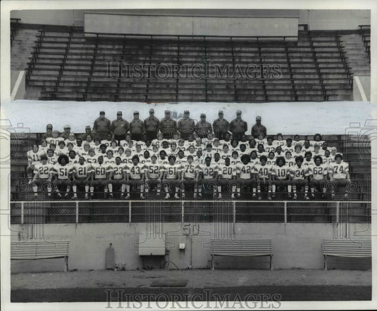 1977 Press Photo Canton McKinley Bulldogs - cvb53190- Historic Images