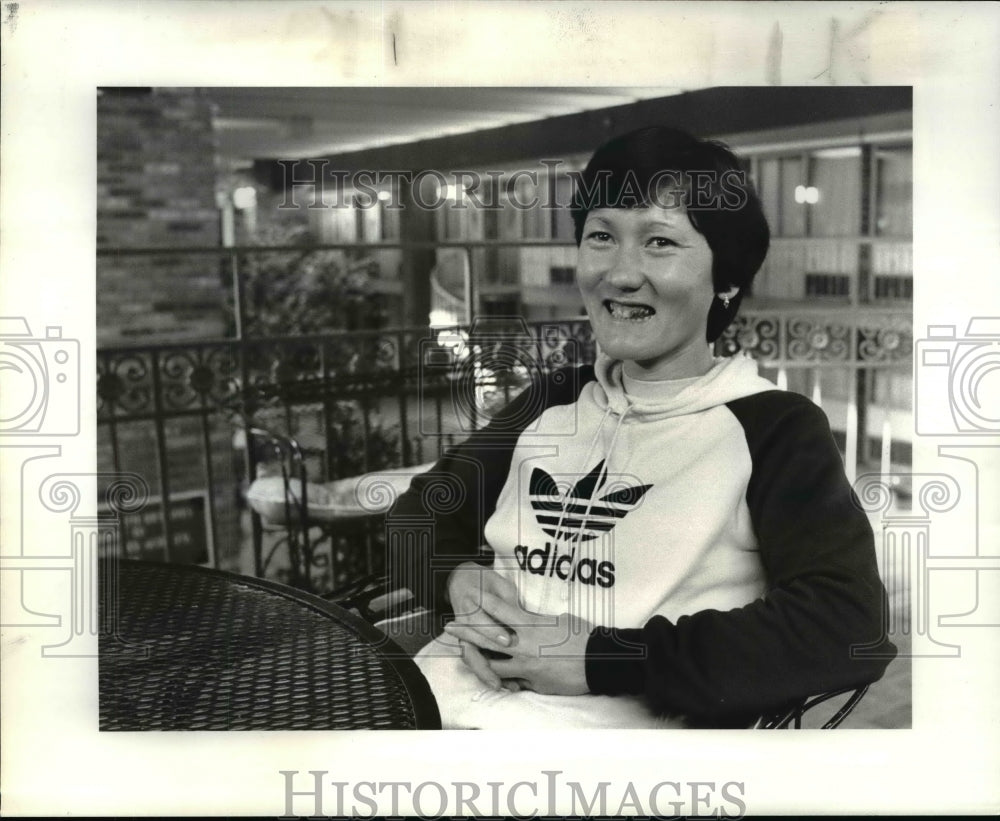 1984 Press Photo Maria Pinegina, Russian 400 meter runner - cvb53208- Historic Images