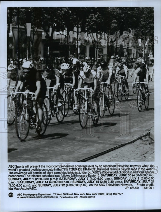 1990 Press Photo ABC Sports will present the most comprehensive coverage- Historic Images