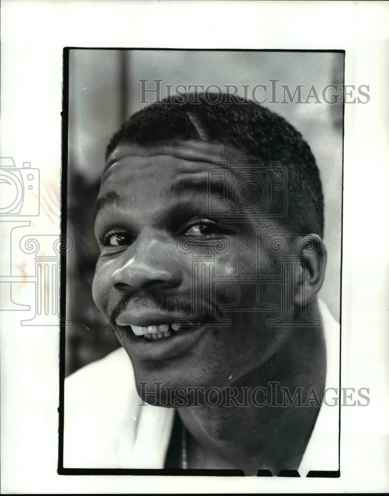 1985 Press Photo Alphonso Ratleff, Cruiser weight champ boxing - cvb53462- Historic Images