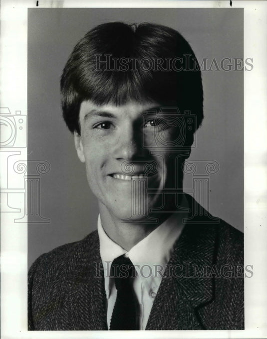 1985 Press Photo Ted Wood-Orange High Baseball player - cvb53541- Historic Images