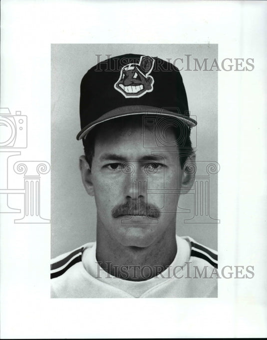 1989 Press Photo Mark Wasigner, Cleveland Indians - cvb53792- Historic Images