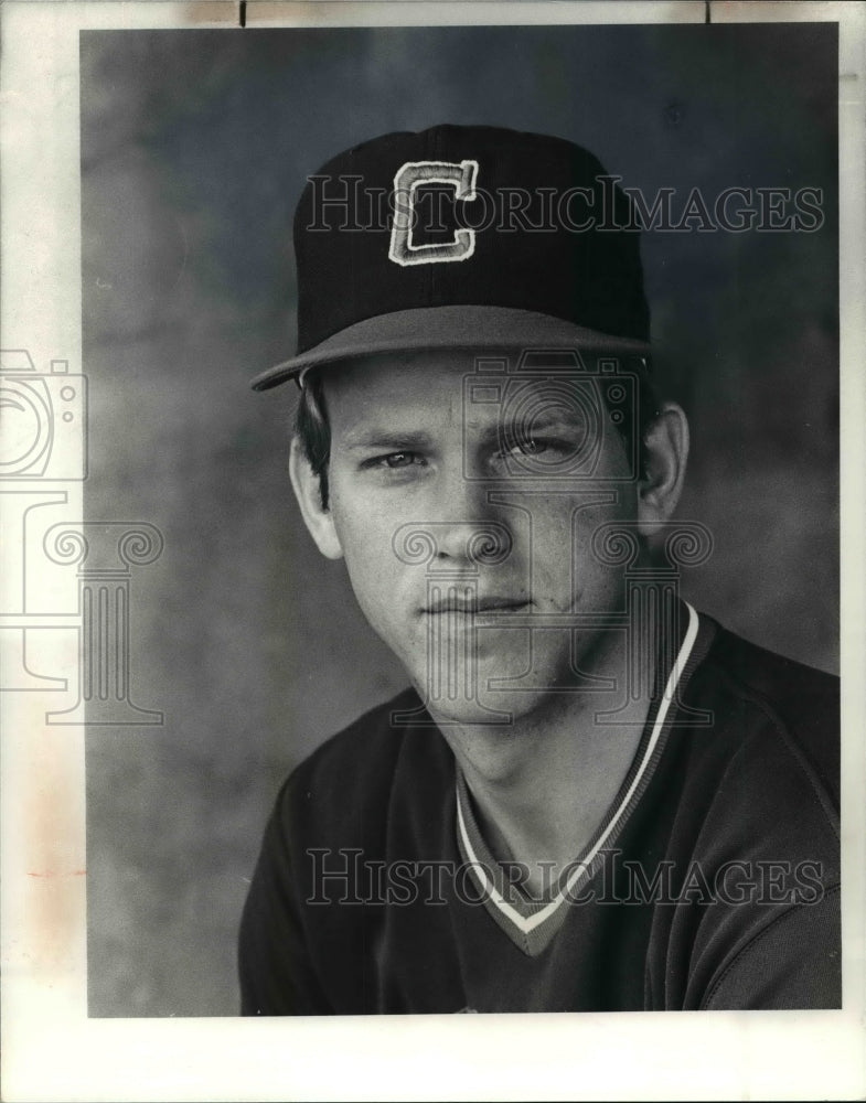 1984 Press Photo Gordy Glaser, Cleveland Indians - cvb53800- Historic Images