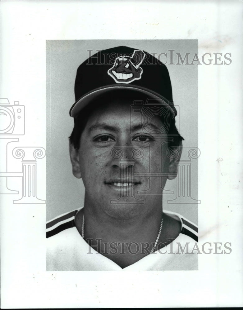 1989 Press Photo Jesse Orosco, Cleveland Indians - cvb53892- Historic Images