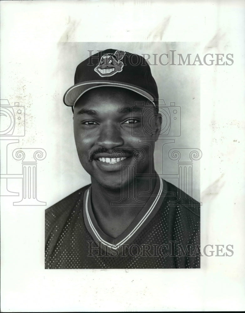 1988 Press Photo Dave Clark, Cleveland Indians - cvb53920- Historic Images