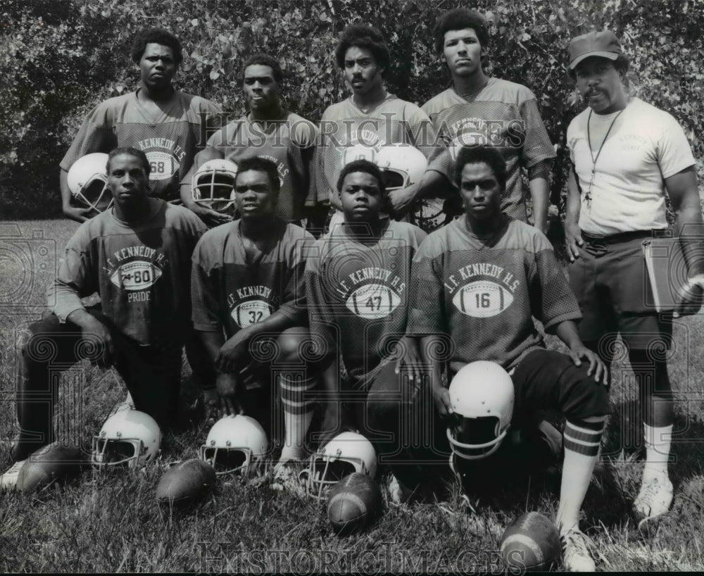 1976 Press Photo John F. Kennedy High School Football - cvb54080- Historic Images