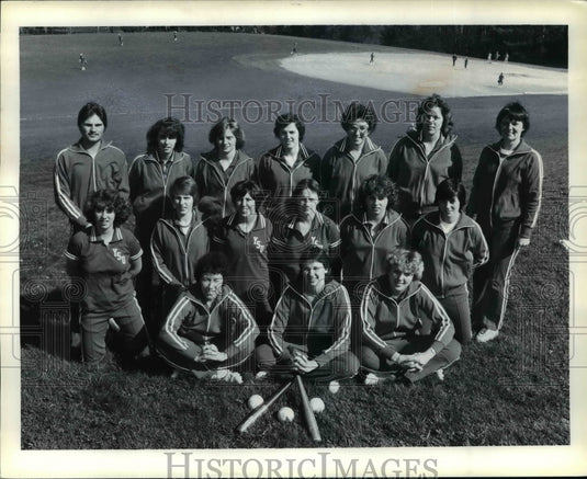 1978 Press Photo 1979 YSU Softball Squad-Winners state collegiate championship- Historic Images