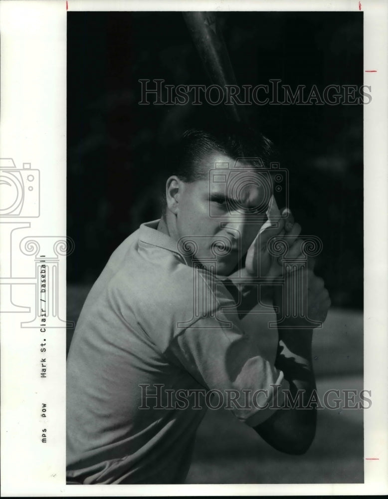 Press Photo Baseball Player - cvb54254- Historic Images