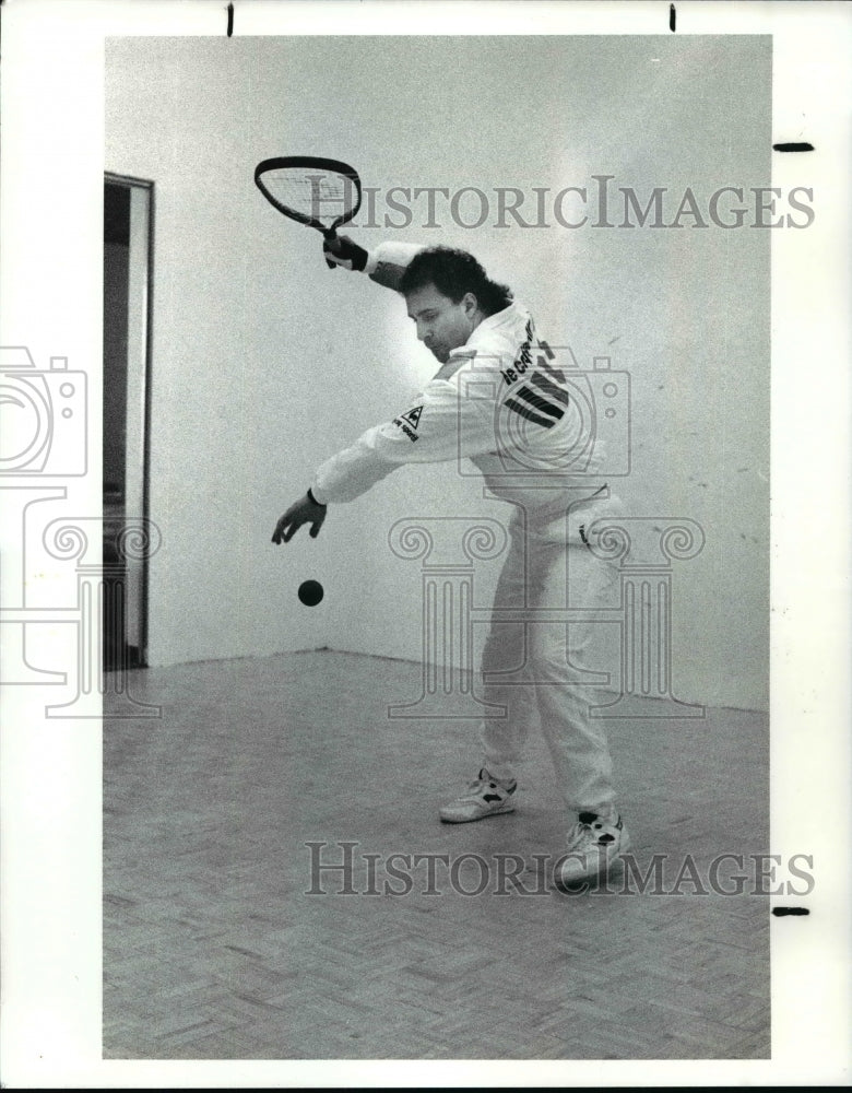 1990 Press Photo Doug Ganim Racquetball Player - cvb54276- Historic Images