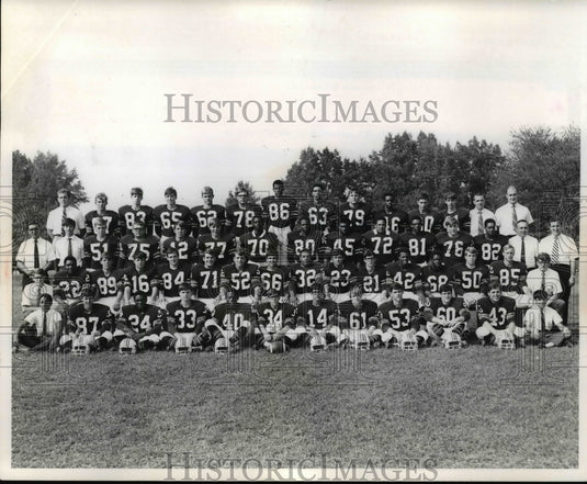 1970 Press Photo Alliance Aviators High Football - cvb55302- Historic Images