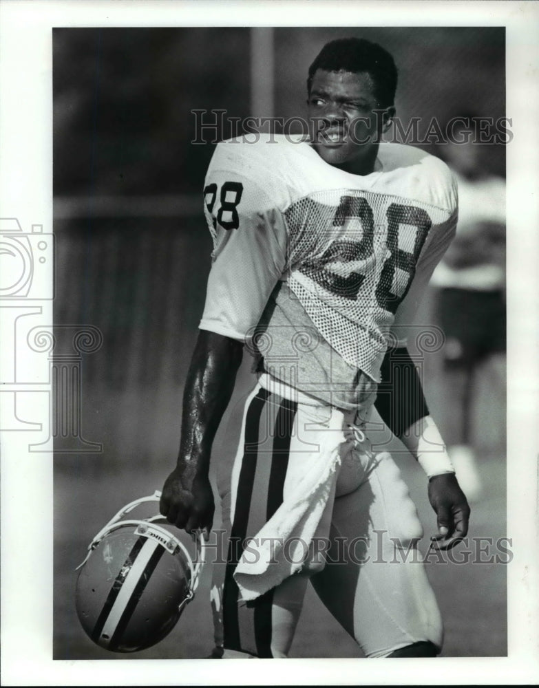 1986 Press Photo Herman Fontenot-football player - cvb55418- Historic Images