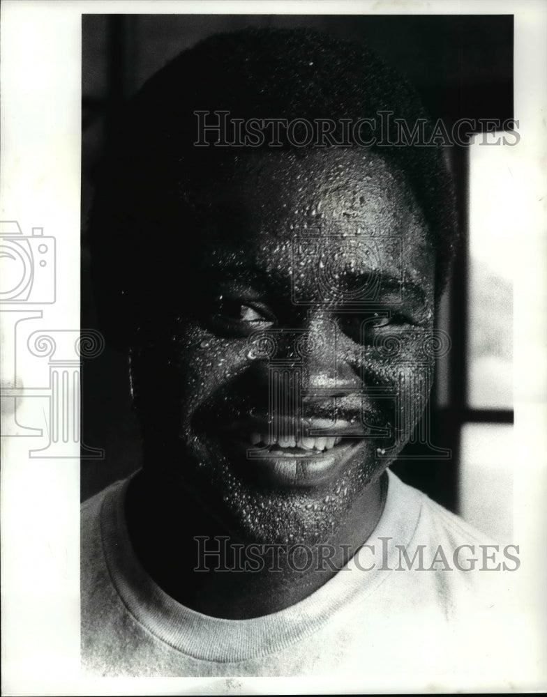 1985 Press Photo Don King&#39;s training camp-Azumah Nelson - cvb55497- Historic Images