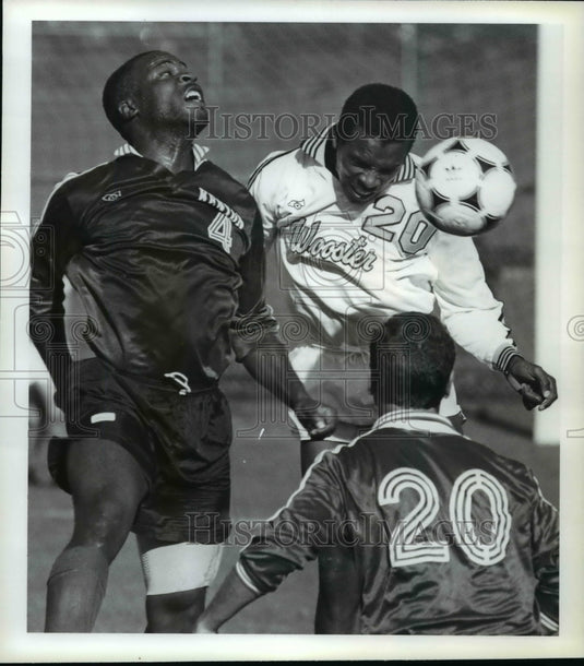 1989 Press Photo College of Wooster junior Ian Banda