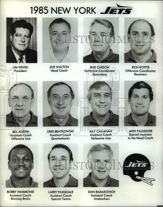Press Photo 1985 New York Jets - cvb55818- Historic Images