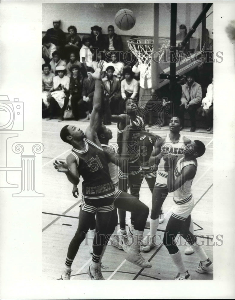 1982 Press Photo JFK Shaker Basketball - cvb55976- Historic Images