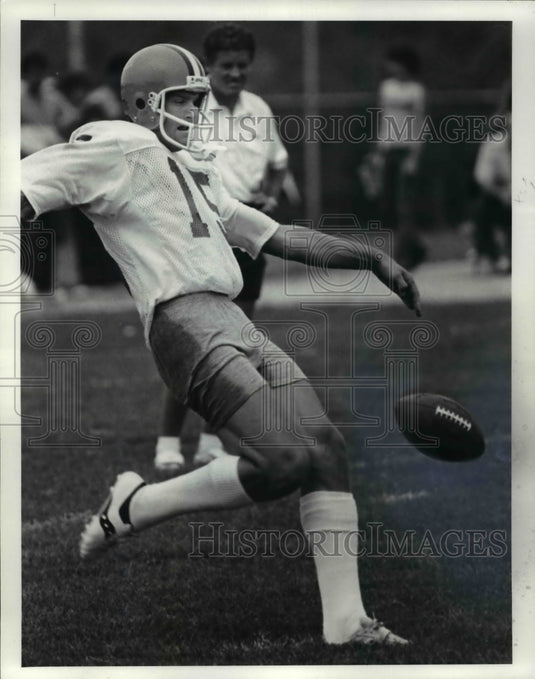 1984 Press Photo Punter Steve Cox - cvb56049- Historic Images