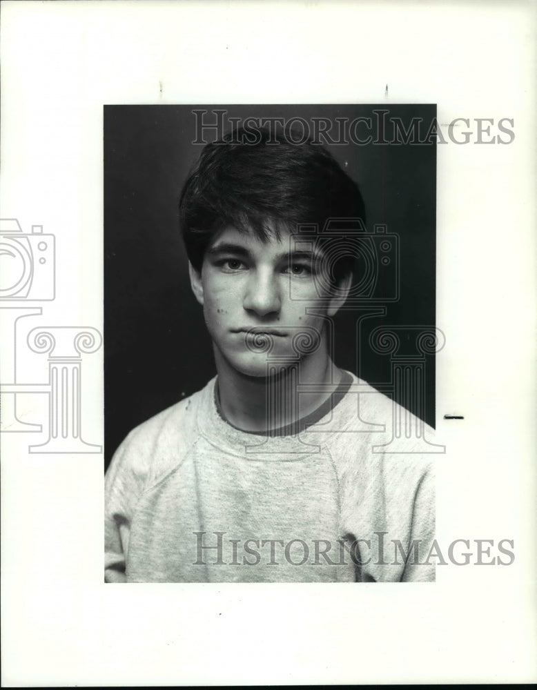 1990 Press Photo Walsh Jesuit High Wrestler, Tony Giovonosso - cvb56098- Historic Images